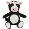 Frisco Cow Textured Plush Squeaky Dog Toy
