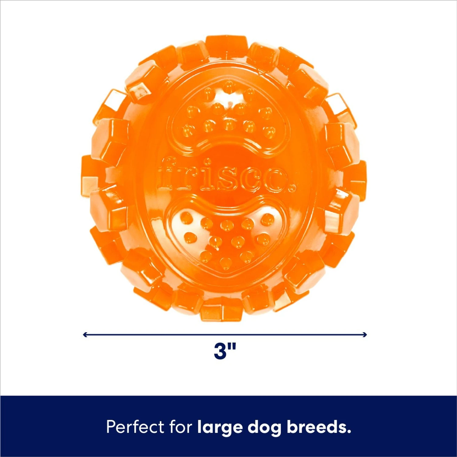 Frisco Fetch Squeaky TPR Ball Dog Toy 2 Frisco Fetch Squeaky TPR Ball Dog Toy - Image 2