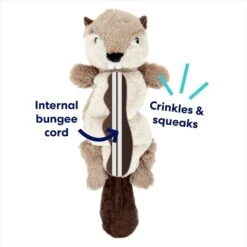 Frisco Beaver Bungee Plush Squeaky Dog Toy 8 Frisco Beaver Bungee Plush Squeaky Dog Toy -Frisco 152824 PT2. AC SS1800 V1686579686