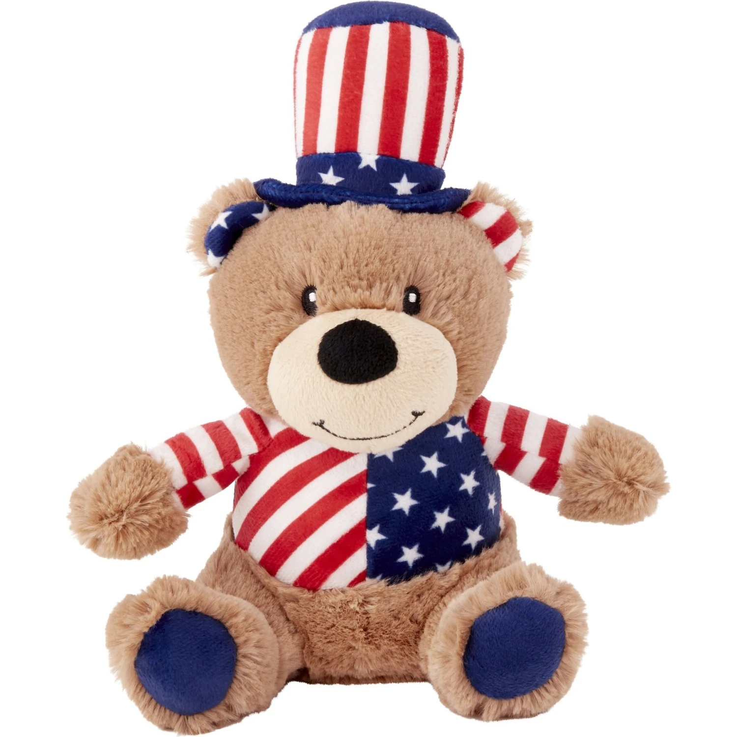 Frisco American Flag Bear Plush Squeaky Dog Toy 1 Frisco American Flag Bear Plush Squeaky Dog Toy