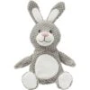 Frisco Bunny Textured Plush Squeaky Dog Toy