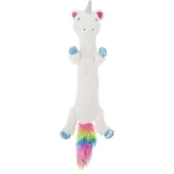 New Arrival 3 Frisco Unicorn Skinny Plush Squeaky Dog Toy