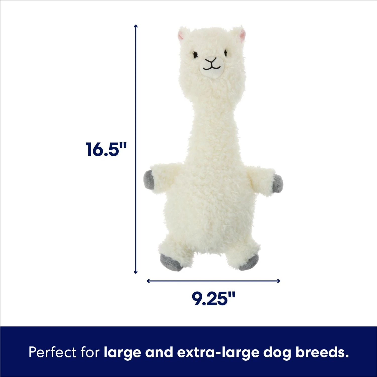 Frisco Llama Bobberz Plush Squeaky Dog Toy 2 Frisco Llama Bobberz Plush Squeaky Dog Toy - Image 2