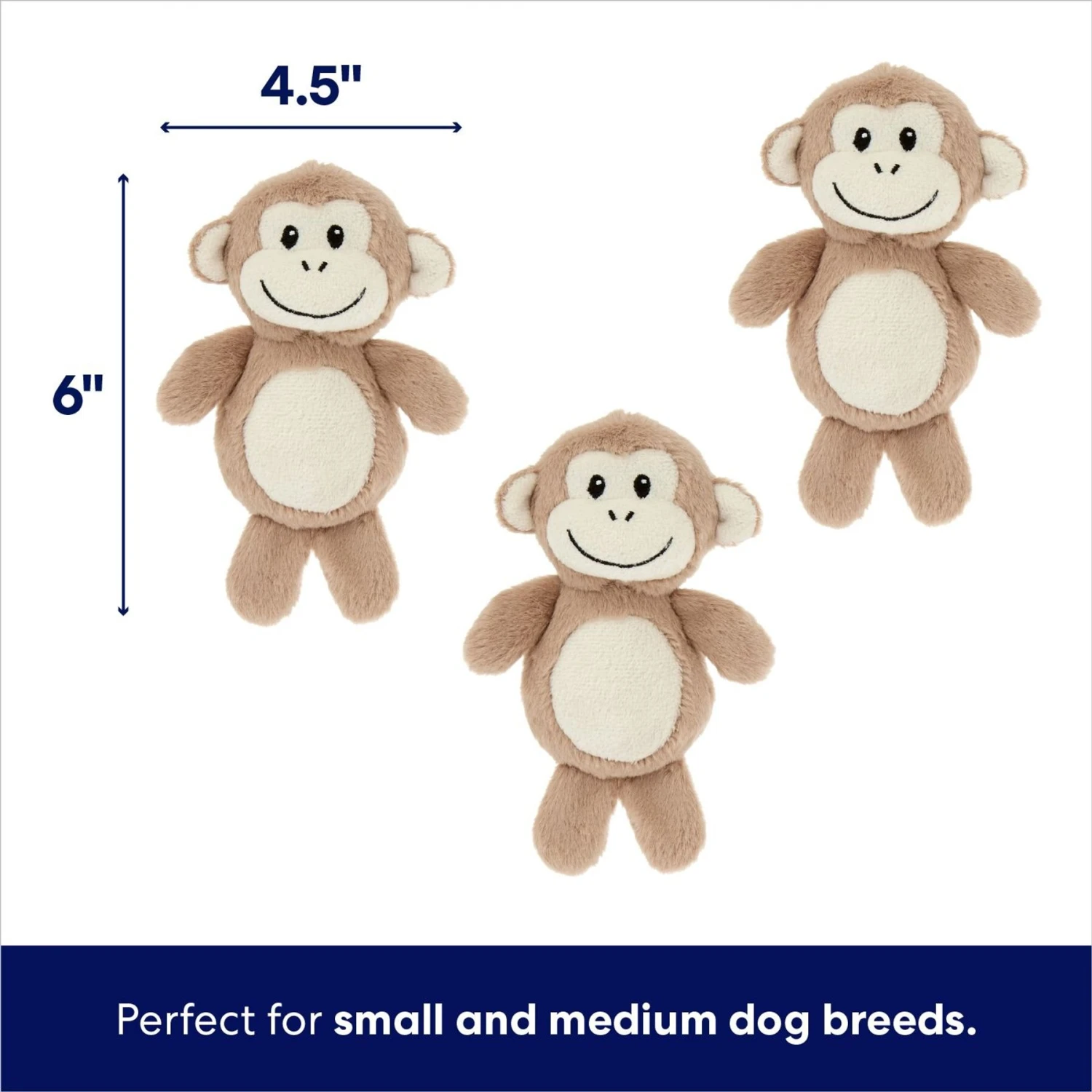 Frisco Monkeys In Tree Hide & Seek Puzzle Plush Squeaky Dog Toy Refills 2 Frisco Monkeys In Tree Hide & Seek Puzzle Plush Squeaky Dog Toy Refills - Image 2