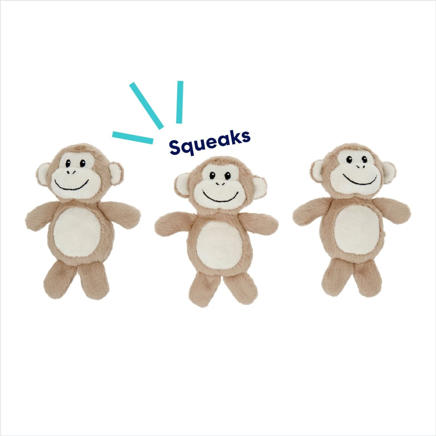 Frisco Monkeys In Tree Hide & Seek Puzzle Plush Squeaky Dog Toy Refills 3 Frisco Monkeys In Tree Hide & Seek Puzzle Plush Squeaky Dog Toy Refills - Image 3
