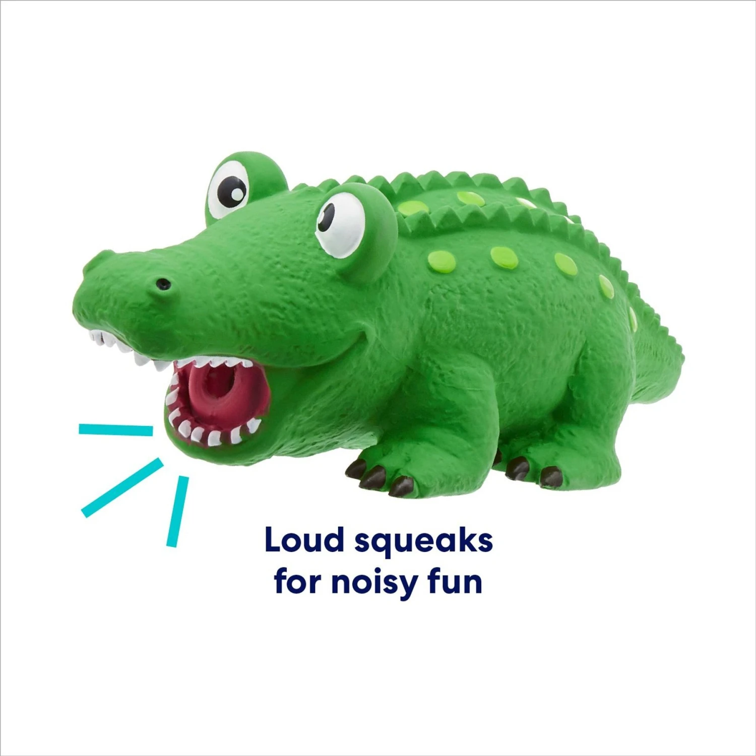 Frisco Alligator Latex Squeaky Dog Toy 3 Frisco Alligator Latex Squeaky Dog Toy - Image 3