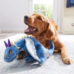 Frisco Mythical Mates Bluefoot The Blue Dragon Plush Squeaky Dog Toy 5 Frisco Mythical Mates Bluefoot The Blue Dragon Plush Squeaky Dog Toy -Frisco 204487 PT2. AC SS1800 V1583271230