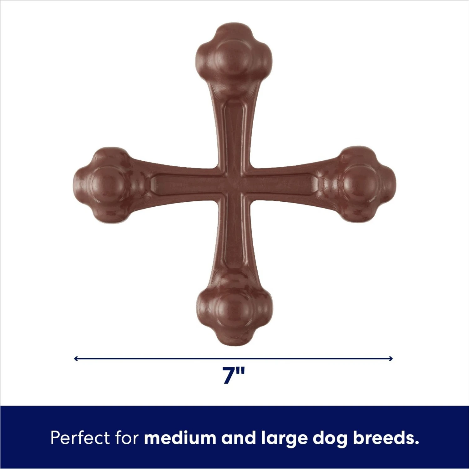 Frisco Bacon Flavor Tough Nylon Dog Chew Toy 2 Frisco Bacon Flavor Tough Nylon Dog Chew Toy - Image 2