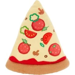 Frisco Pizza Slice Plush Squeaky Dog Toy