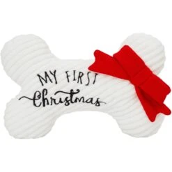 Frisco Holiday My First Christmas Bone Plush Squeaky Dog Toy 9 Frisco Holiday My First Christmas Bone Plush Squeaky Dog Toy -Frisco 233166 PT3. AC SS1800 V1600707130