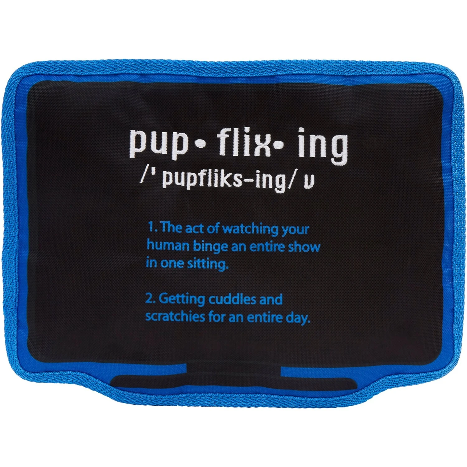 Frisco Zoomies & Chill TV Flat Plush Squeaky Dog Toy 3 Frisco Zoomies & Chill TV Flat Plush Squeaky Dog Toy - Image 3