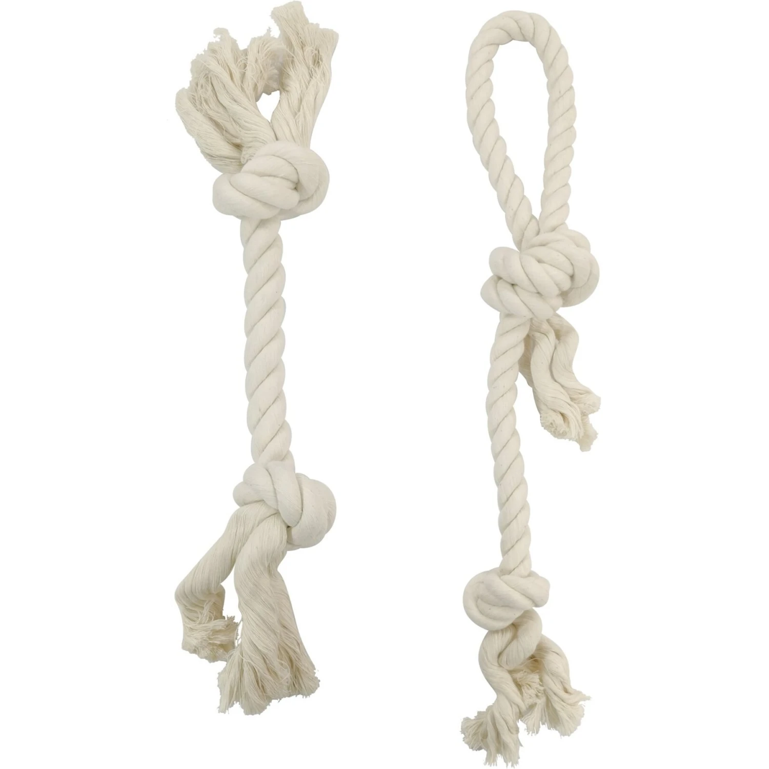 Frisco Double Knot Cotton Rope Fetch Dog Toy 1 Frisco Double Knot Cotton Rope Fetch Dog Toy