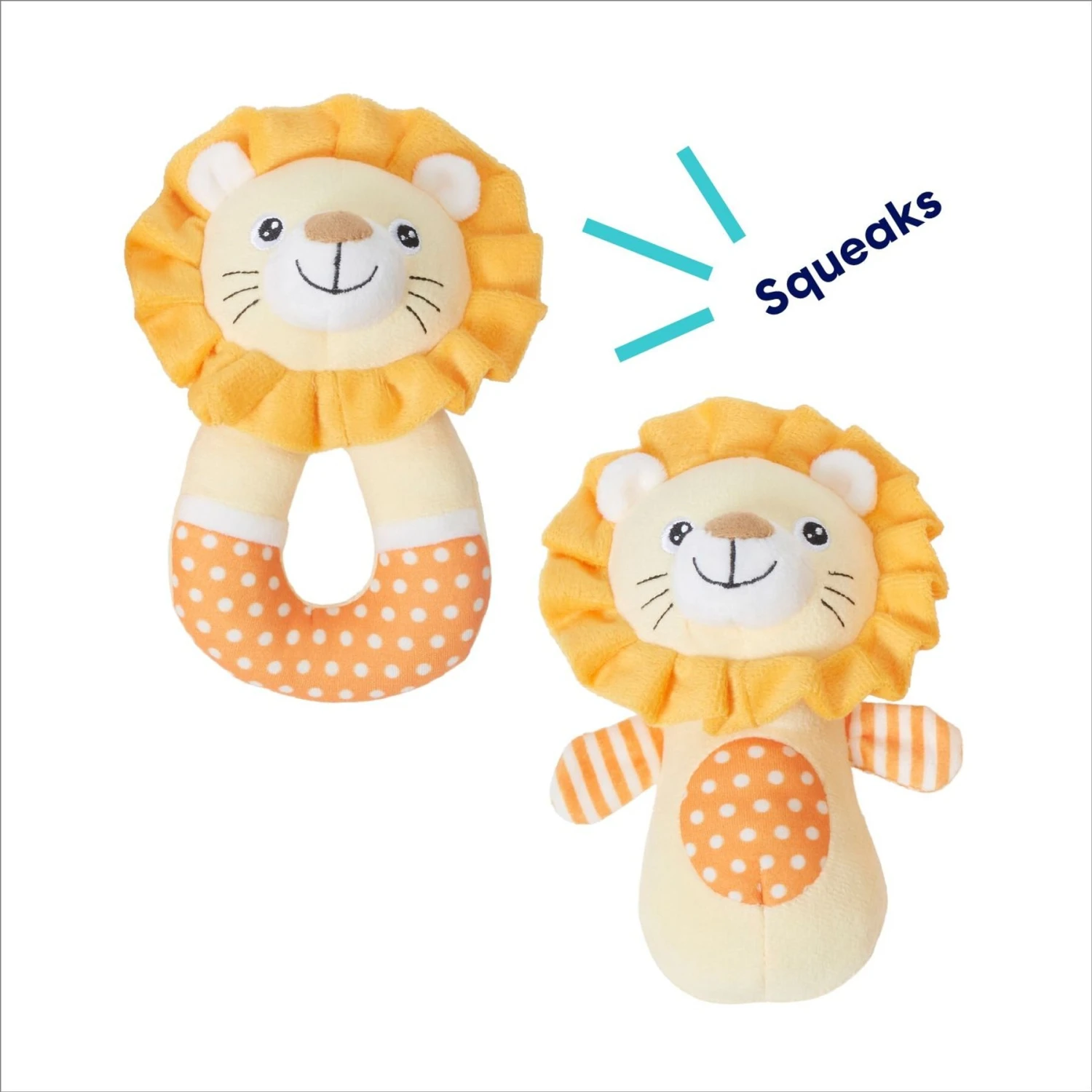 Frisco Lion Plush Squeaky Puppy Toy 3 Frisco Lion Plush Squeaky Puppy Toy - Image 3