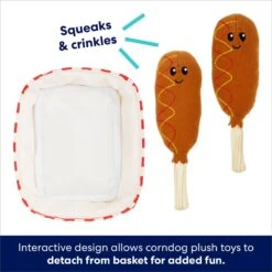Frisco Corndog Interactive Plush Squeaky Dog Toy 8 Frisco Corndog Interactive Plush Squeaky Dog Toy -Frisco 252746 PT2. AC SS1800 V1695760990