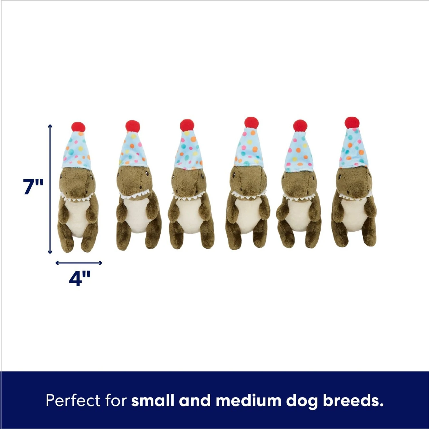Frisco Birthday Volcano & Dinosaurs Hide & Seek Puzzle Plush Squeaky Dog Toy 3 Frisco Birthday Volcano & Dinosaurs Hide & Seek Puzzle Plush Squeaky Dog Toy - Image 3