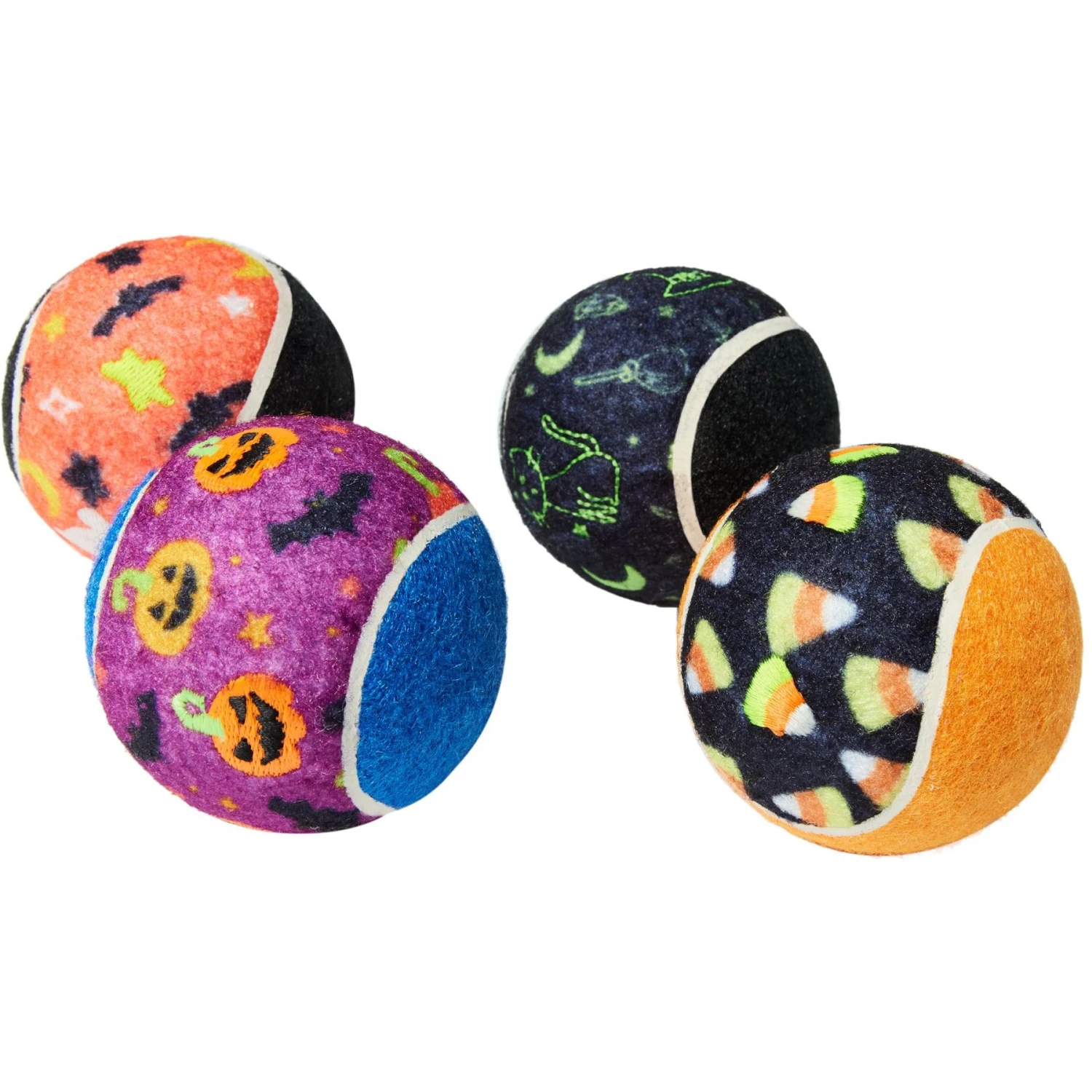 Frisco Halloween Glow In The Dark Fetch Squeaky Tennis Ball Dog Toy 1 Frisco Halloween Glow In The Dark Fetch Squeaky Tennis Ball Dog Toy