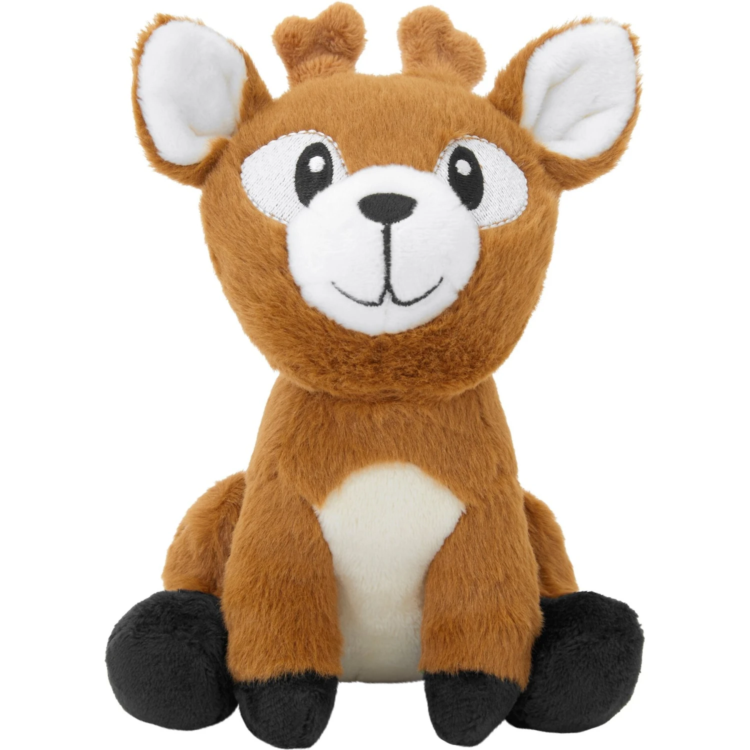 Frisco Camping Deer Plush Squeaky Dog Toy 1 Frisco Camping Deer Plush Squeaky Dog Toy