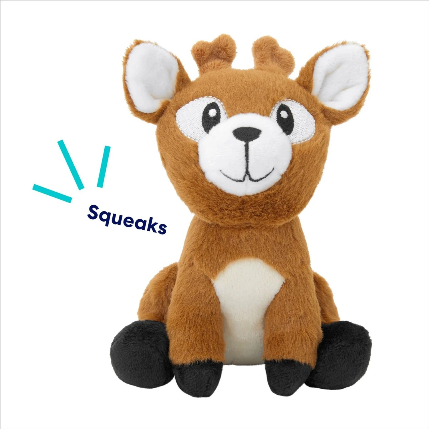 Frisco Camping Deer Plush Squeaky Dog Toy 3 Frisco Camping Deer Plush Squeaky Dog Toy - Image 3