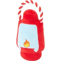 Frisco 21 Frisco Camping Lantern Plush With Rope Squeaky Dog Toy