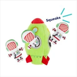 Frisco Holiday Rocket Ship Hide & Seek Puzzle Plush Squeaky Dog Toy 10 Frisco Holiday Rocket Ship Hide & Seek Puzzle Plush Squeaky Dog Toy -Frisco 287101 PT3. AC SS1800 V1695670693