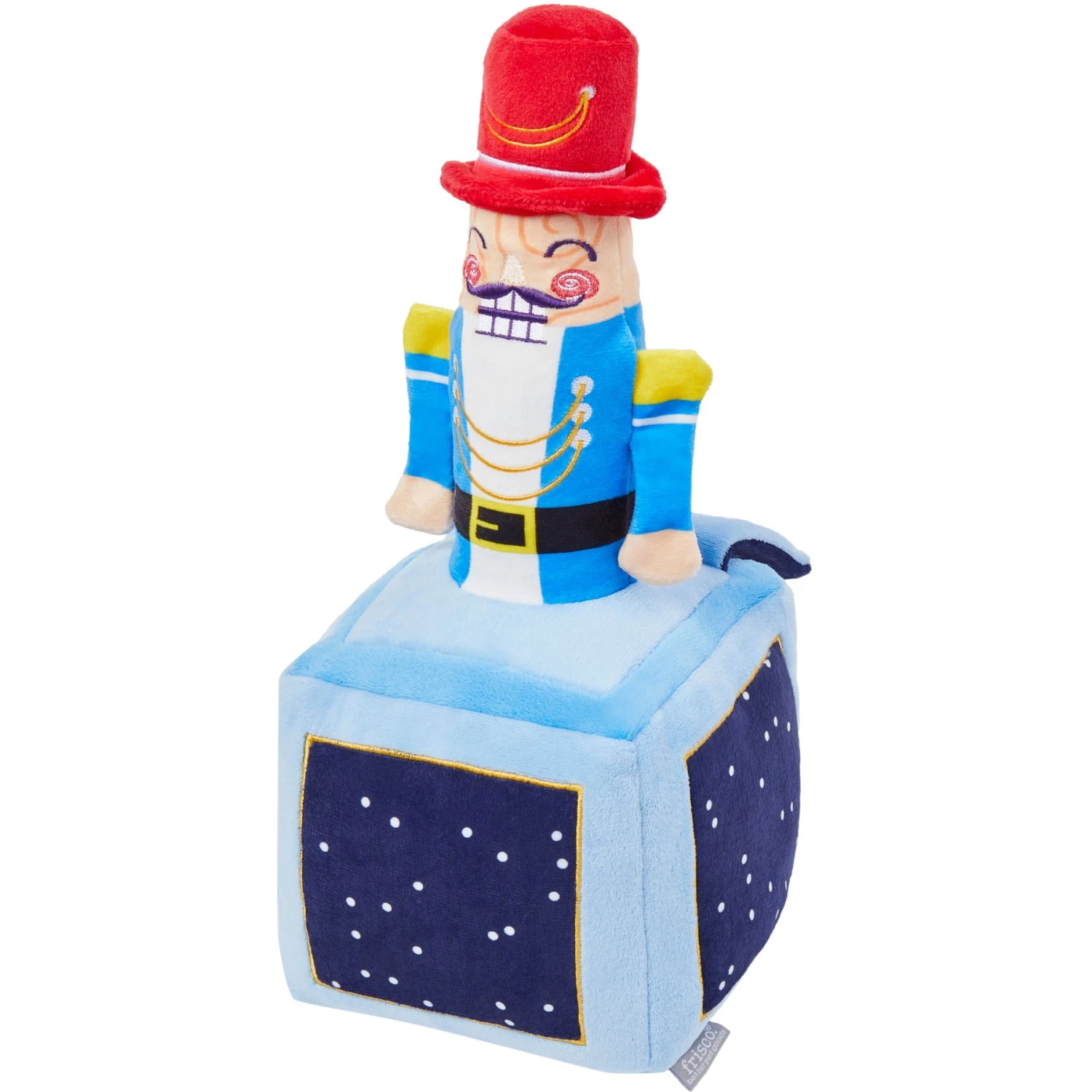 Frisco Nutcracker-in-a-Box Plush Squeaky Dog Toy 1 Frisco Nutcracker-in-a-Box Plush Squeaky Dog Toy