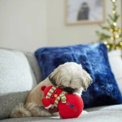 Frisco Holiday Naughty Or Nice Snowman Reversible Plush Squeaky Dog Toy -Frisco 287219 PT3. AC SS1800 V1632774615