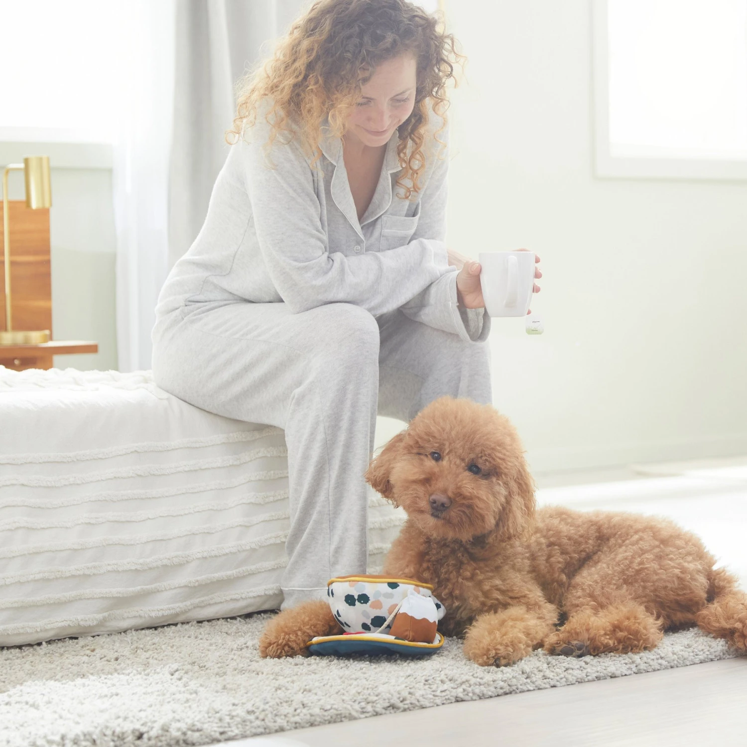 Frisco Brunch Teacup Plush Squeaky Dog Toy 3 Frisco Brunch Teacup Plush Squeaky Dog Toy - Image 3