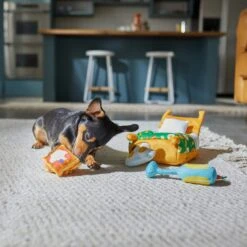 Frisco Brunch Breakfast In Bed Hide & Seek Puzzle Plush Squeaky Dog Toy -Frisco 297282 PT3. AC SS1800 V1642088003