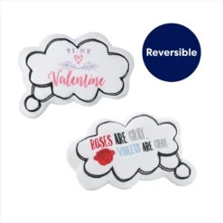 Frisco Valentine Be My Valentine Thought Bubble Reversible Plush Squeaky Dog Toy 7 Frisco Valentine Be My Valentine Thought Bubble Reversible Plush Squeaky Dog Toy -Frisco 298947 PT2. AC SS1800 V1703016786