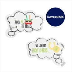 Frisco St. Patrick's Thought Bubble Reversible Plush Squeaky Dog Toy 8 Frisco St. Patrick's Thought Bubble Reversible Plush Squeaky Dog Toy -Frisco 303134 PT2. AC SS1800 V1703016817