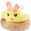 Frisco Easter Chick In Nest 2-in-1 Plush Squeaky Dog Toy