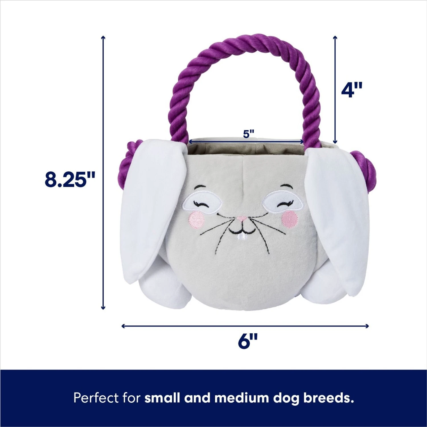 Frisco Easter Puppy Plush Dog Toy 2 Frisco Easter Puppy Plush Dog Toy - Image 2