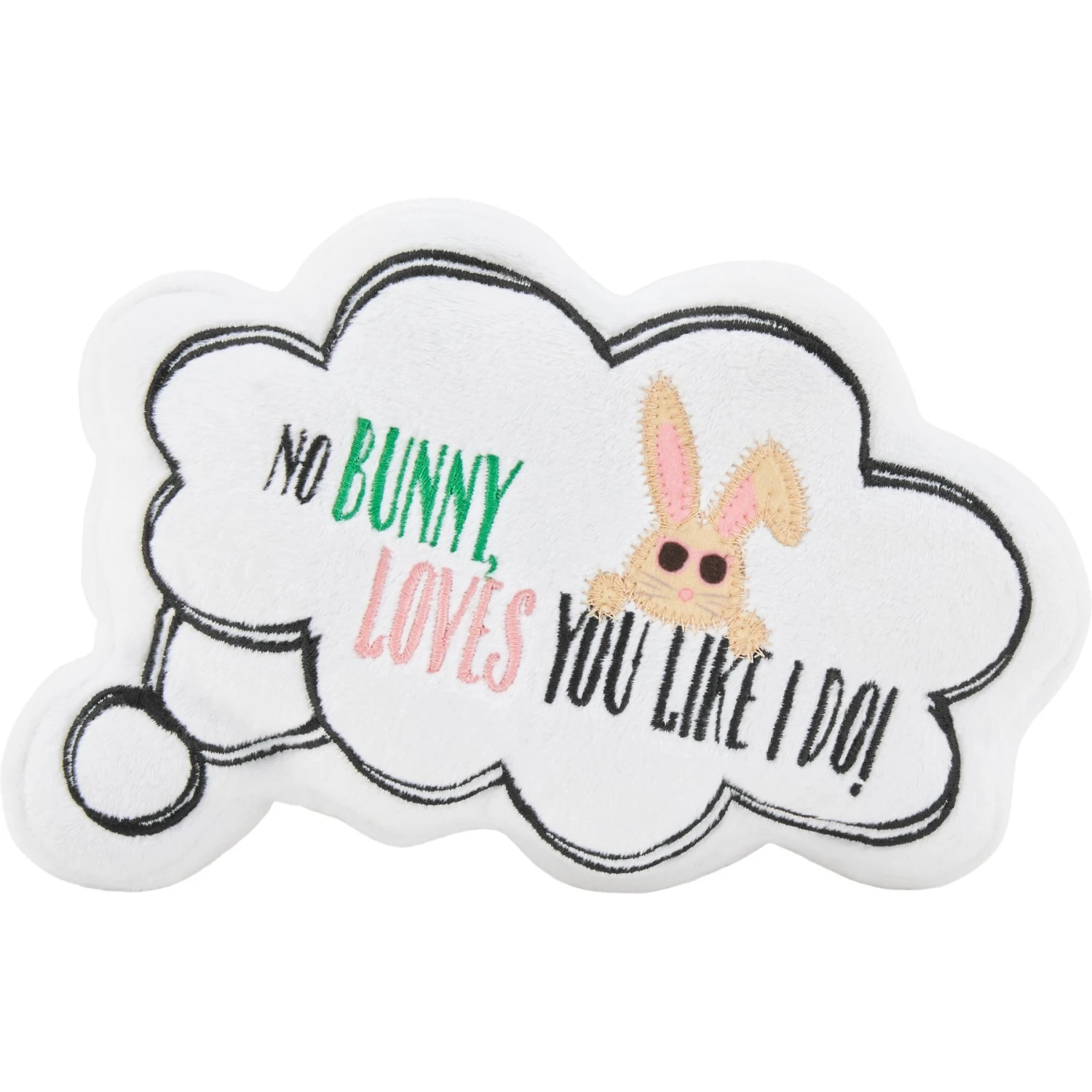 Frisco Easter Message Bubble Plush Squeaky Dog Toy 3 Frisco Easter Message Bubble Plush Squeaky Dog Toy - Image 3