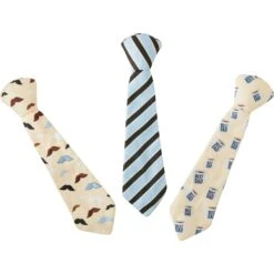 Frisco Ties Plush Dog Toy, 3 Count