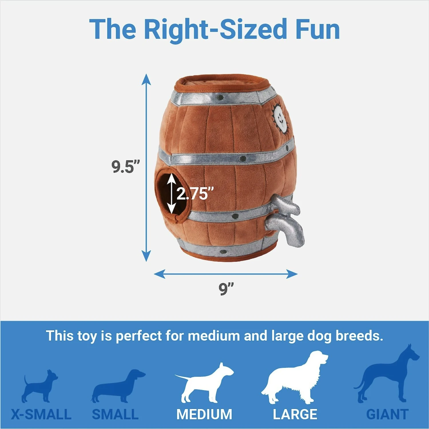 Frisco Beer & Keg Plush Squeaky Dog Toy, 4 Count 3 Frisco Beer & Keg Plush Squeaky Dog Toy, 4 Count - Image 3