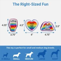 Frisco Pride Rainbow Hide & Seek Puzzle Plush Squeaky Dog Toy 6 Frisco Pride Rainbow Hide & Seek Puzzle Plush Squeaky Dog Toy -Frisco 331673 PT2. AC SS1800 V1649785282