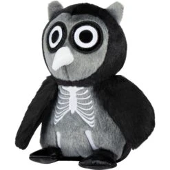 Frisco Halloween Spooky Owl Plush Squeaky Dog Toy