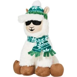 New Arrival 7 Frisco Holiday Fa La La Llama Plush Squeaky Dog Toy