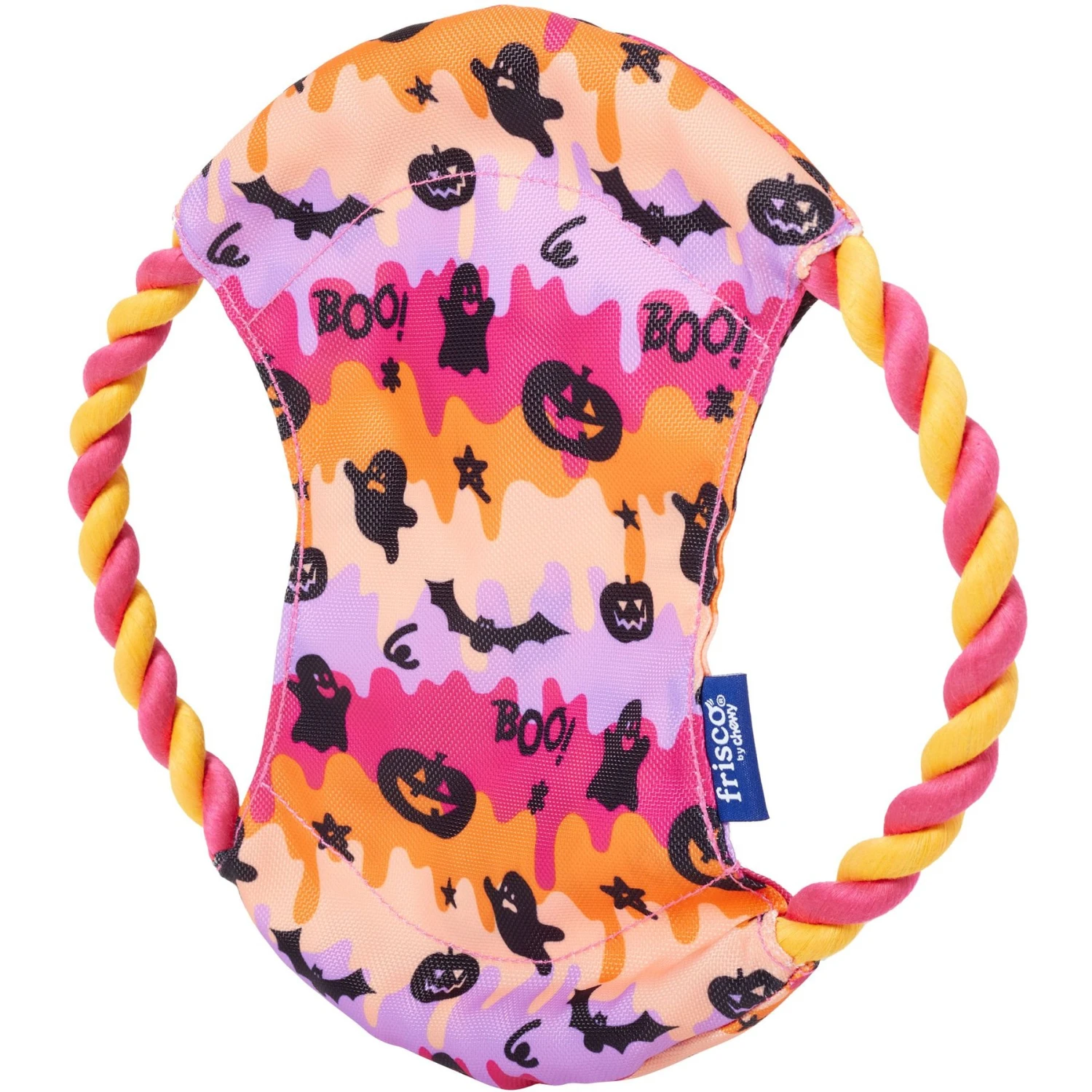 Frisco Halloween Ghost Swirl Fetch Flyer Dog Toy 1 Frisco Halloween Ghost Swirl Fetch Flyer Dog Toy