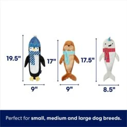 Frisco Holiday Ho Ho Ho Fetch Squeaky Tennis Ball Dog Toy & Frisco Holiday Arctic Friends Stuffing-Free Skinny Plush Squeaky Dog Toy 15 Frisco Holiday Ho Ho Ho Fetch Squeaky Tennis Ball Dog Toy & Frisco Holiday Arctic Friends Stuffing-Free Skinny Plush Squeaky Dog Toy -Frisco 986310 PT6. AC SS1800 V1698258464